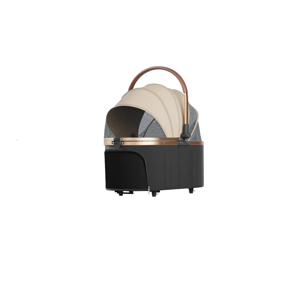 2 - in - 1 Foldable Pet Stroller with Detachable Carrier Bag – Portable Dog & Cat Cart for Small Pets - PhishStones Products