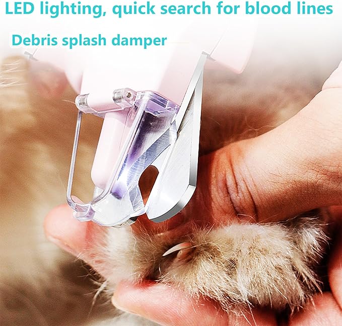 2 In 1 Pet Nail Clipper and Grinder, Professional Electric Rechargeable Pet Nail Fast Trimmer, Painless, Claw Care Grooming, Smoothing, Silent - Shockproof, For Small, Large Dogs & Cats, upgraded - PhishStones Products