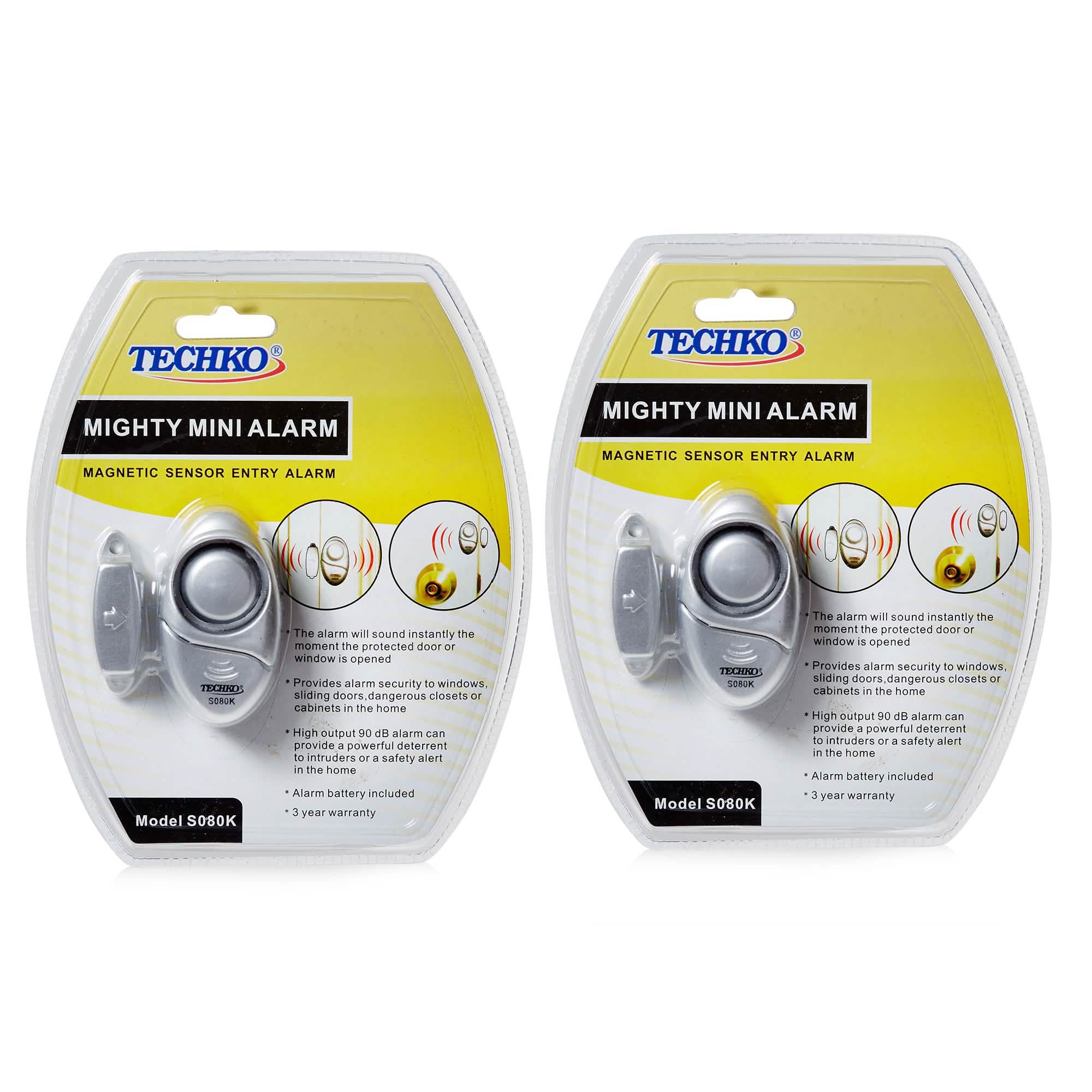 2 - Pack: Mighty Mini Alarm for Doors & Windows - PhishStones Products