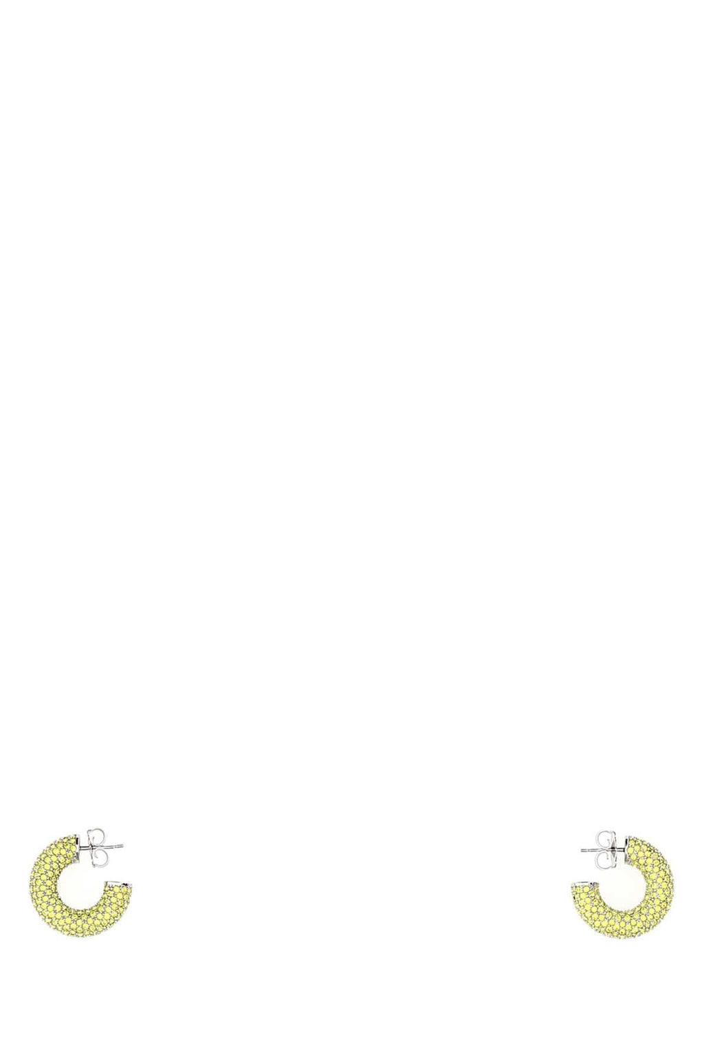 Amina Muaddi Women Embellished Metal Mini Cameron Earrings