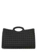 Valentino Garavani Men Black Rubber Le Troisiã¨Me Shopping Bag