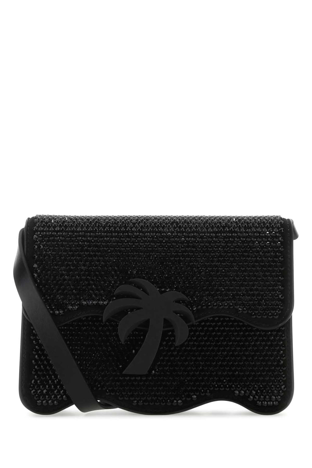 Palm Angels Women Embellished Suede Palm Beach Crossbody Bag