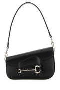 Gucci Women Black Leather Mini Gucci Horsebit 1955 Handbag