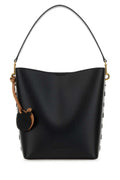 Stella Mccartney Women Black Alter Mat Frayme Bucket Bag