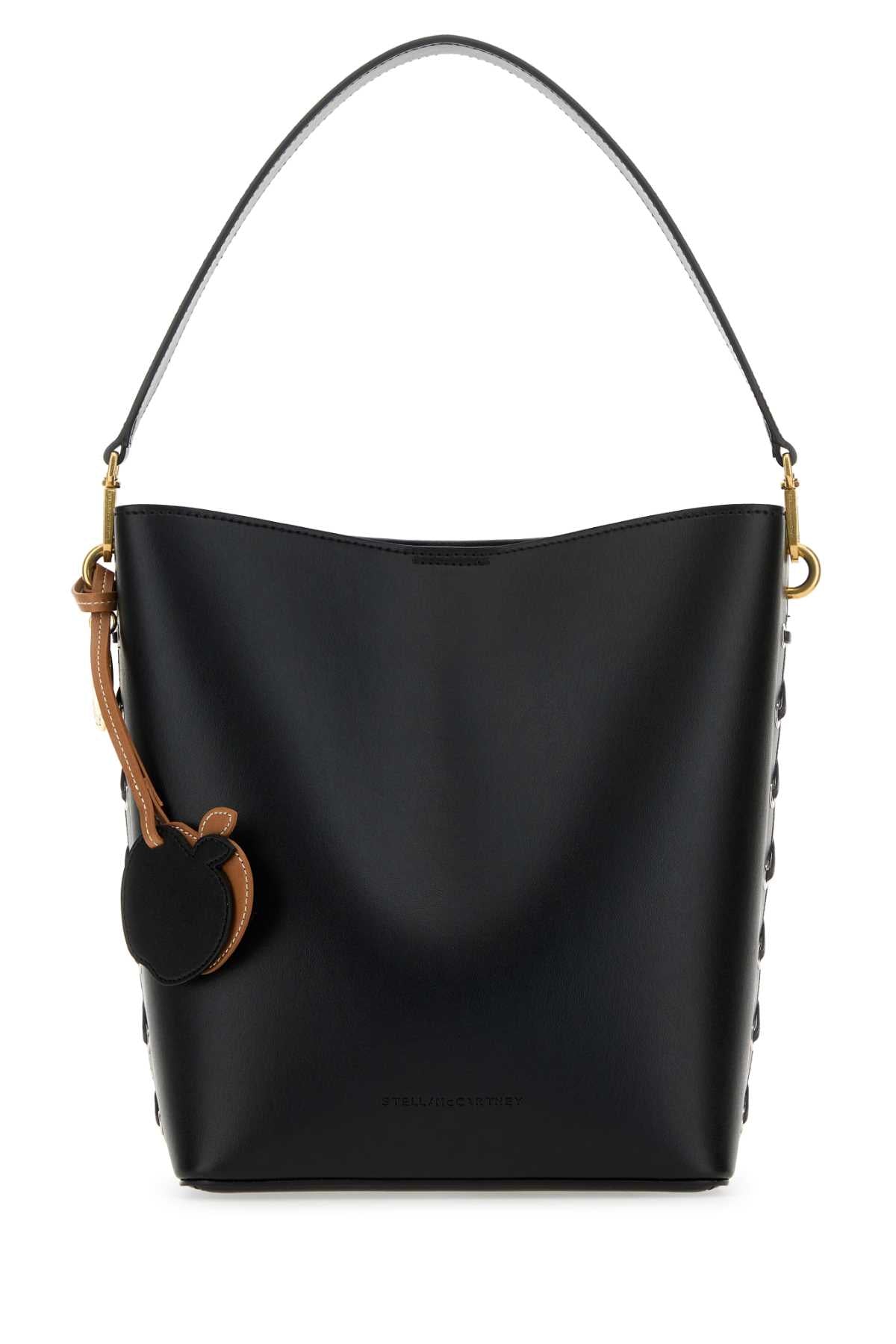 Stella Mccartney Women Black Alter Mat Frayme Bucket Bag