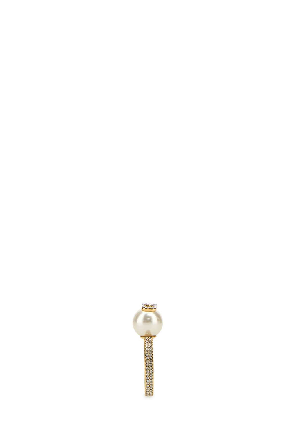 Valentino Garavani Women Gold Metal Vlogo Signature Ring