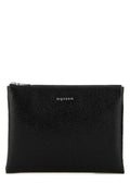 Alexander Mcqueen Women Black Leather Pouch