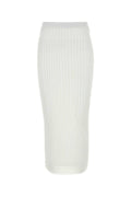 Sportmax Women White Organza Album1234 Skirt
