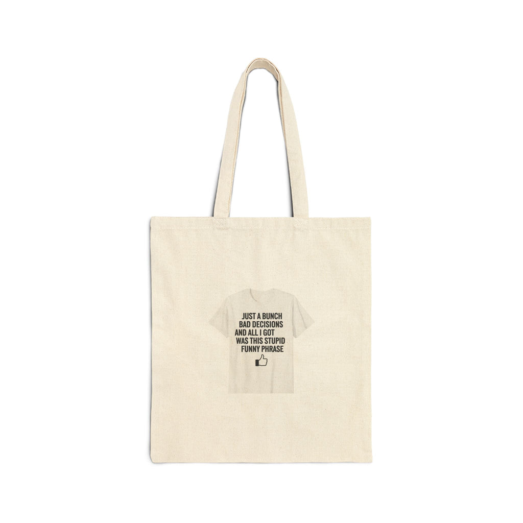 Self-Deprecating Quote Tote | Sarcastic Introvert, Anxiety Humor