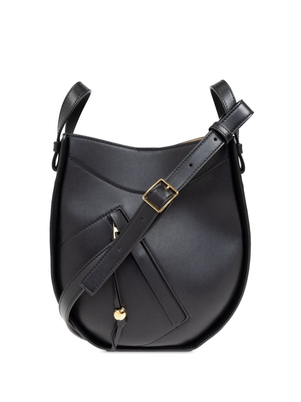 Loewe Women Hammock Slice Bag In Shiny Calfskin