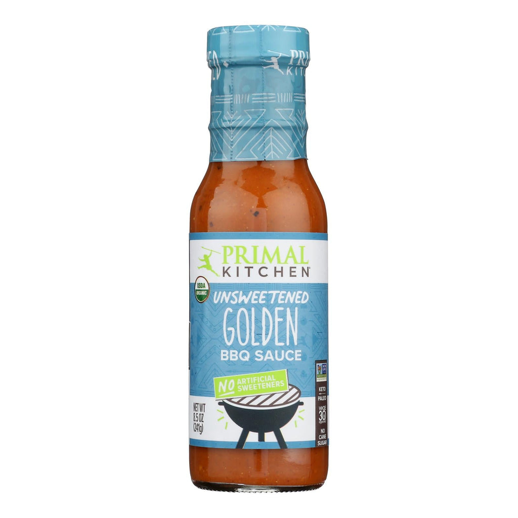 Primal Kitchen Golden BBQ Sauce, Unsweetened, Pack of 6, 8.5 Oz. Bottles