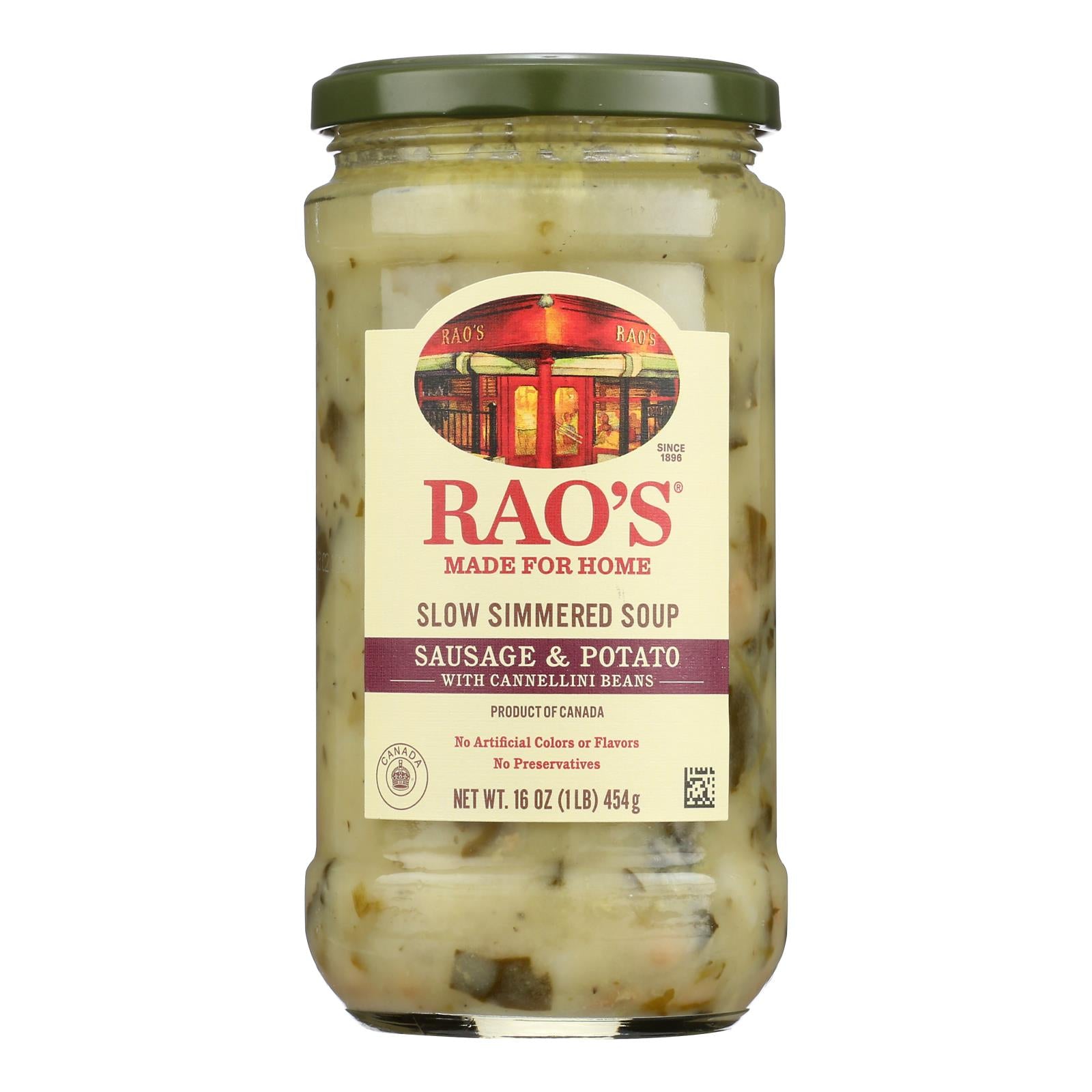 Rao's Sausage & Potato Soup - 6 x 16 oz  - Hearty Italian Recipe