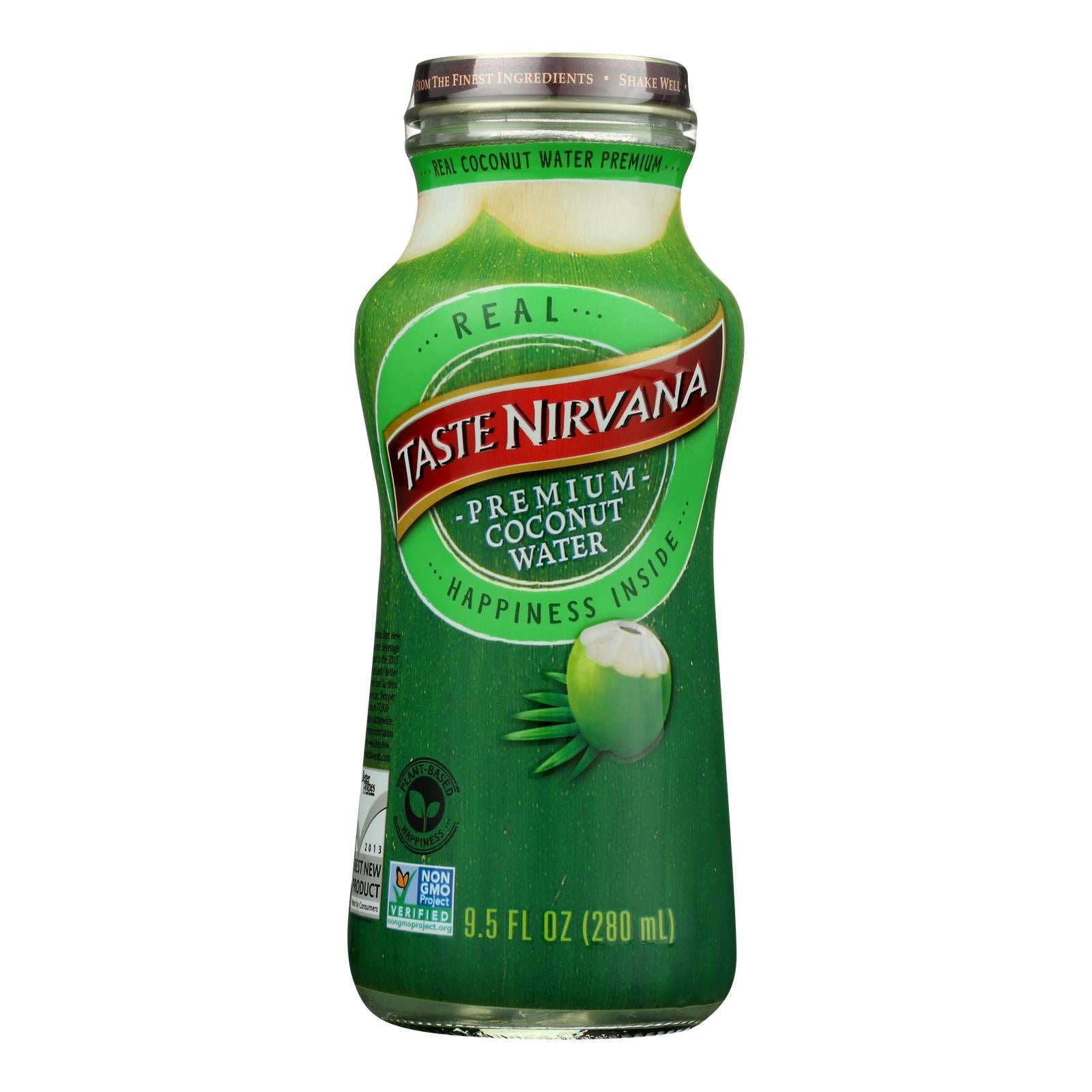 Taste Nirvana Coconut Water, 12-Pack, 9.5 Fl Oz - Premium Hydration