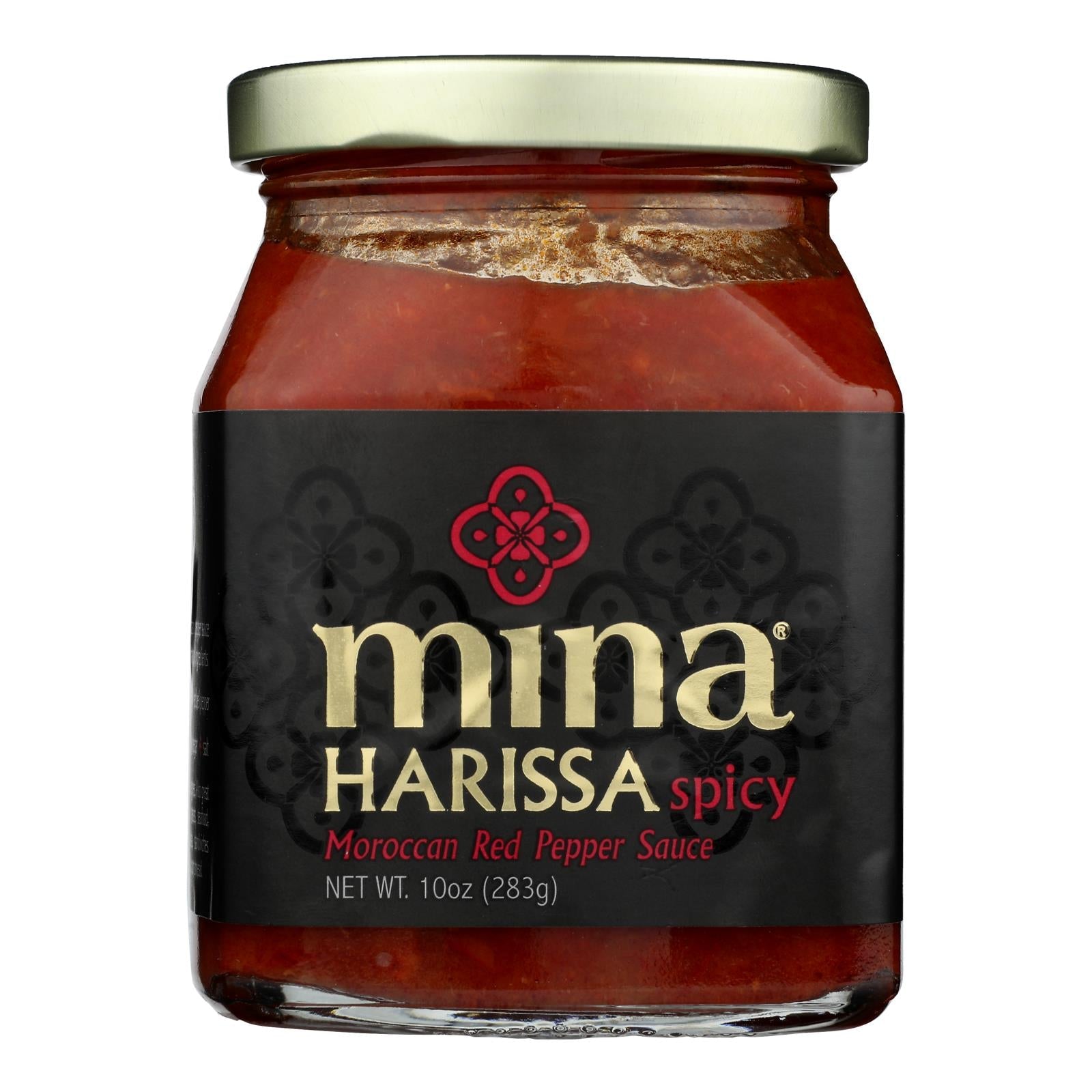Mina's Harissa Spicy Moroccan Red Pepper Sauce - 10 Oz - Pack of 12