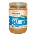Woodstock Organic Unsalted Peanut Butter, Smooth, 16 Oz , Pack of 12