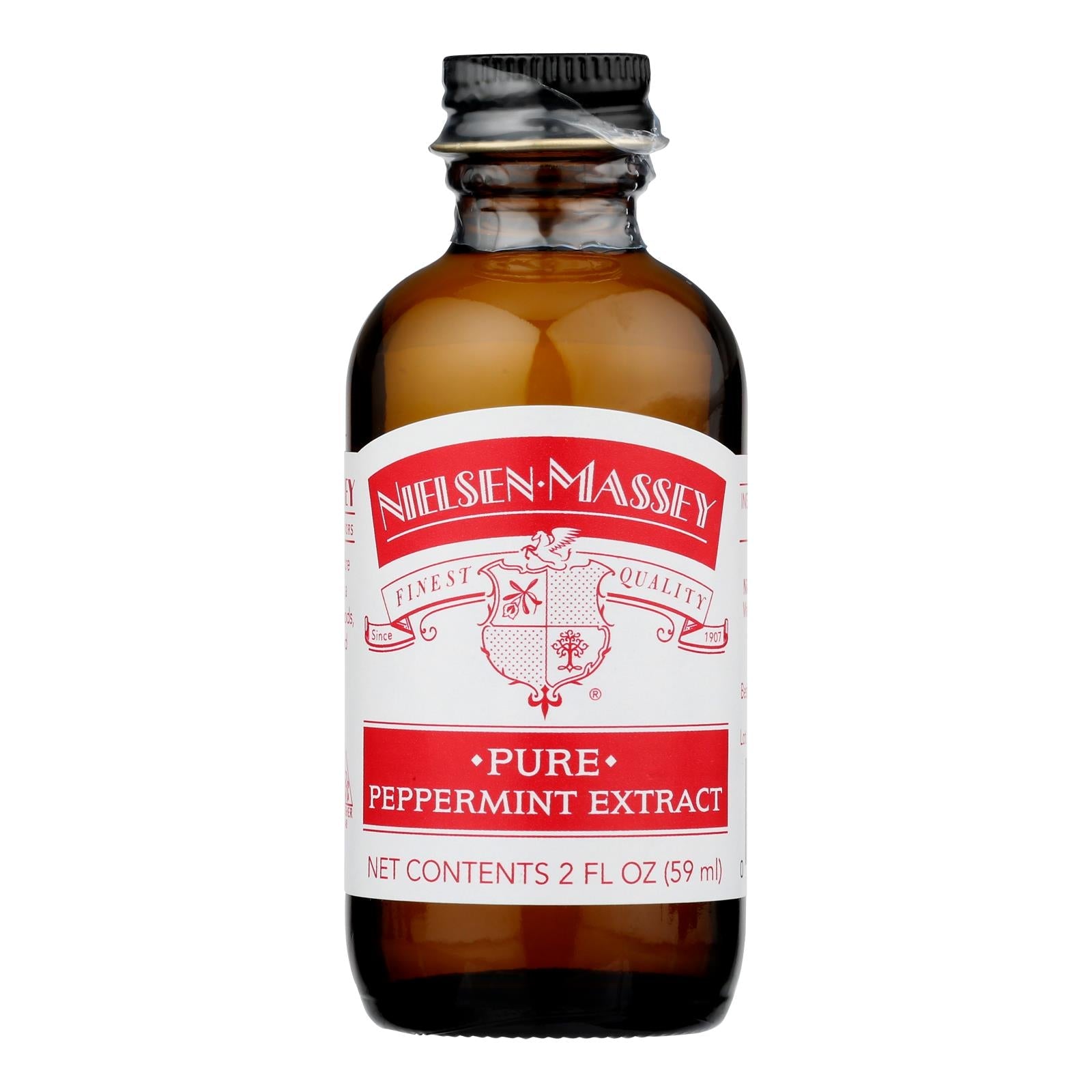 Nielsen-Massey Pure Peppermint Extract - 2 oz  (Pack of 8)
