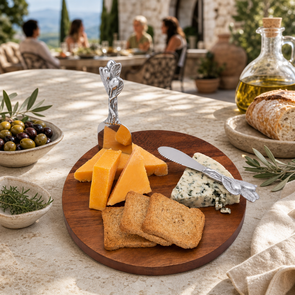 Olive Cheese Tool Set