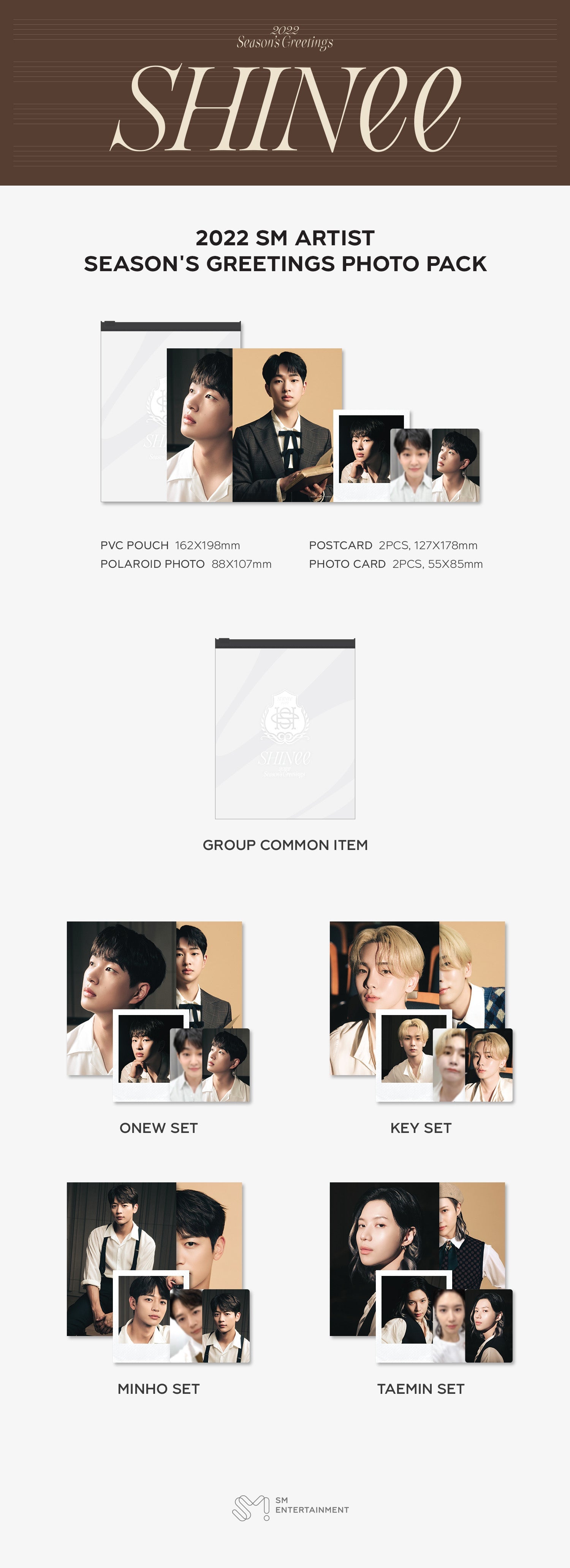 2022 Sm Artist Season's Greetings Photo Pack