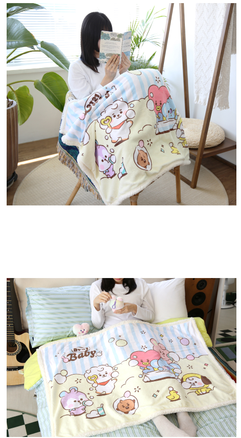 BT21 Baby Pastel Blanket
