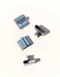 pre-inserted wood wick clips