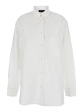 The Andamane Women White Shirt With Buttons In Cotton Blend Woman