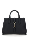 Gucci Women 'Jackie' Black Handbag With Horsebit On The Front And Removable Shoulder Strap In Leather Woman