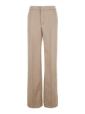 The Andamane Women Beige Pants With Pences On The Front In Tech Fabric Woman