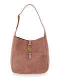 Saint Laurent Women 'Le 5 À 7'  Pink Shoulder Bag With Hook Closure With Cassandre In Soft Leather Woman