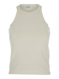 Max Mara Women 'Arness' White Sleeveless Top With Halterneck In Cotton Woman