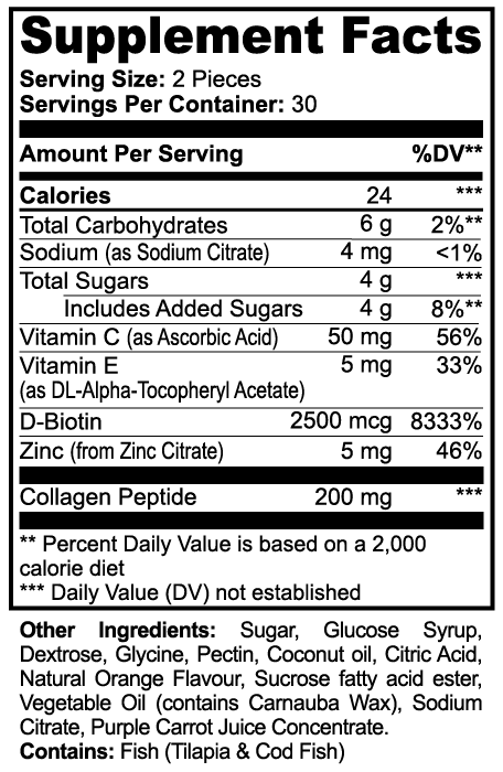 Goiteia Collagen Gummies (Adult) 60 gummies