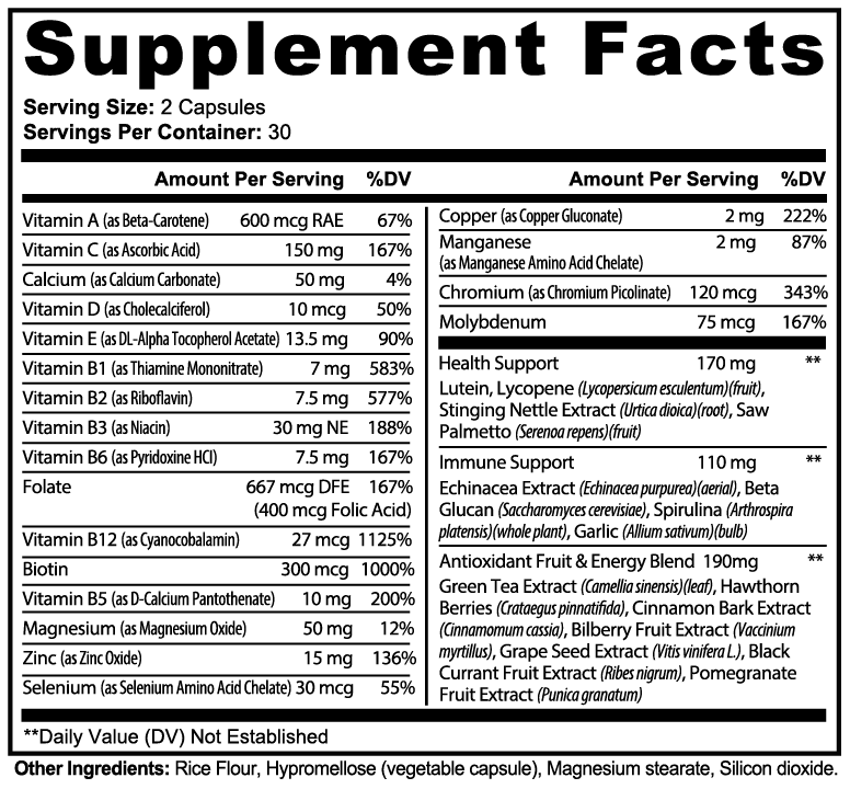 Goiteia Complete Multivitamin 60 caps