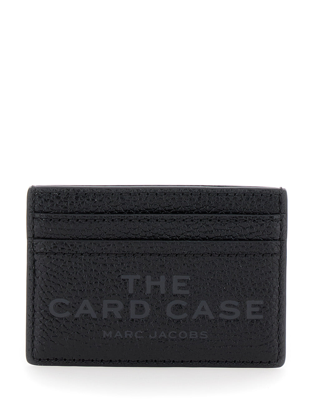 Marc Jacobs Women Black Card Holder With Card Slot And Logo On The Front In Leather Women
