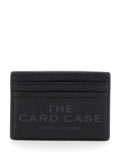 Marc Jacobs Women Black Card Holder With Card Slot And Logo On The Front In Leather Women