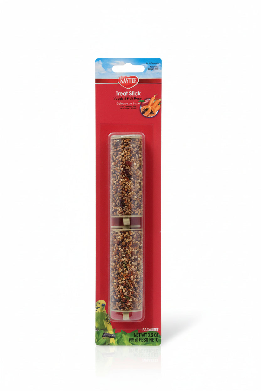 Kaytee Fiesta Tropical Fruit And Veggie Cockatiel Treat Stick, 4 Oz