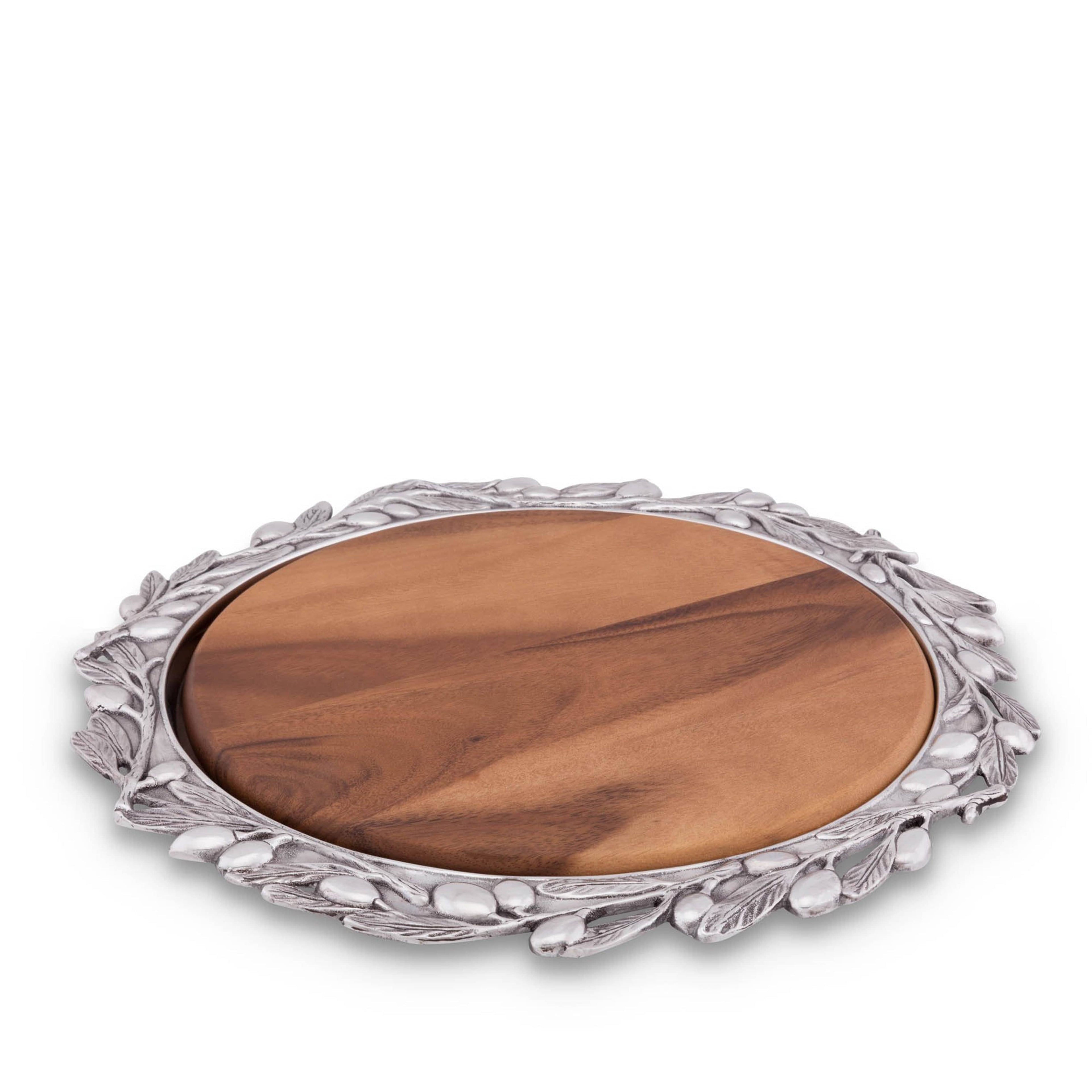 Olive Wood Cheese Set