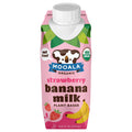 Mooala Banana Milk Organic Strawberry, 8.01 fl oz, 12-Count Case