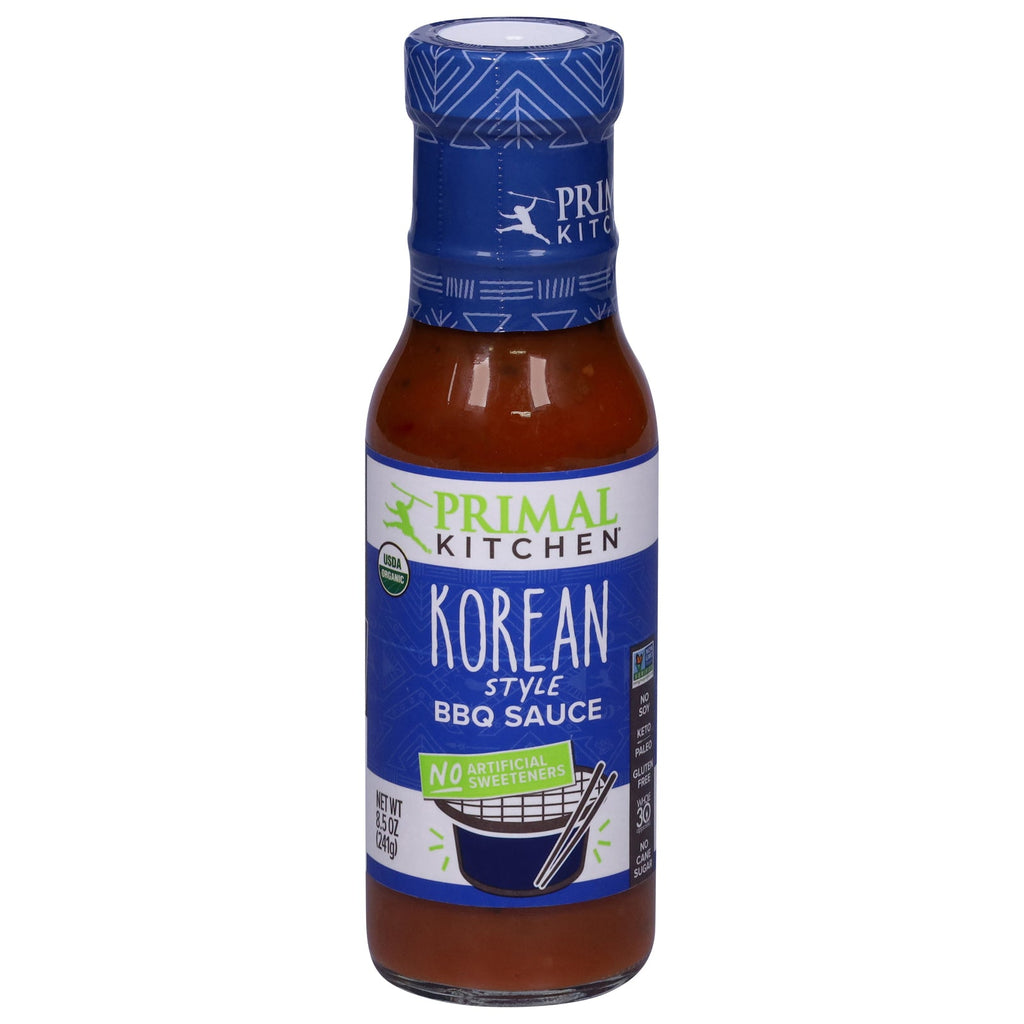 Primal Kitchen Korean BBQ Sauce, Organic | 6 x 8.5 fl oz — Gluten-Free, Paleo