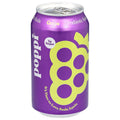 Poppi Prebiotic Soda, Grape Flavor, 12 fl oz  (Pack of 12)