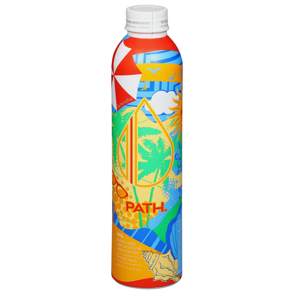 Pathwater - Still Purified Water, 25 fl oz (Pack of 12) - Eco-Friendly Bottled Water