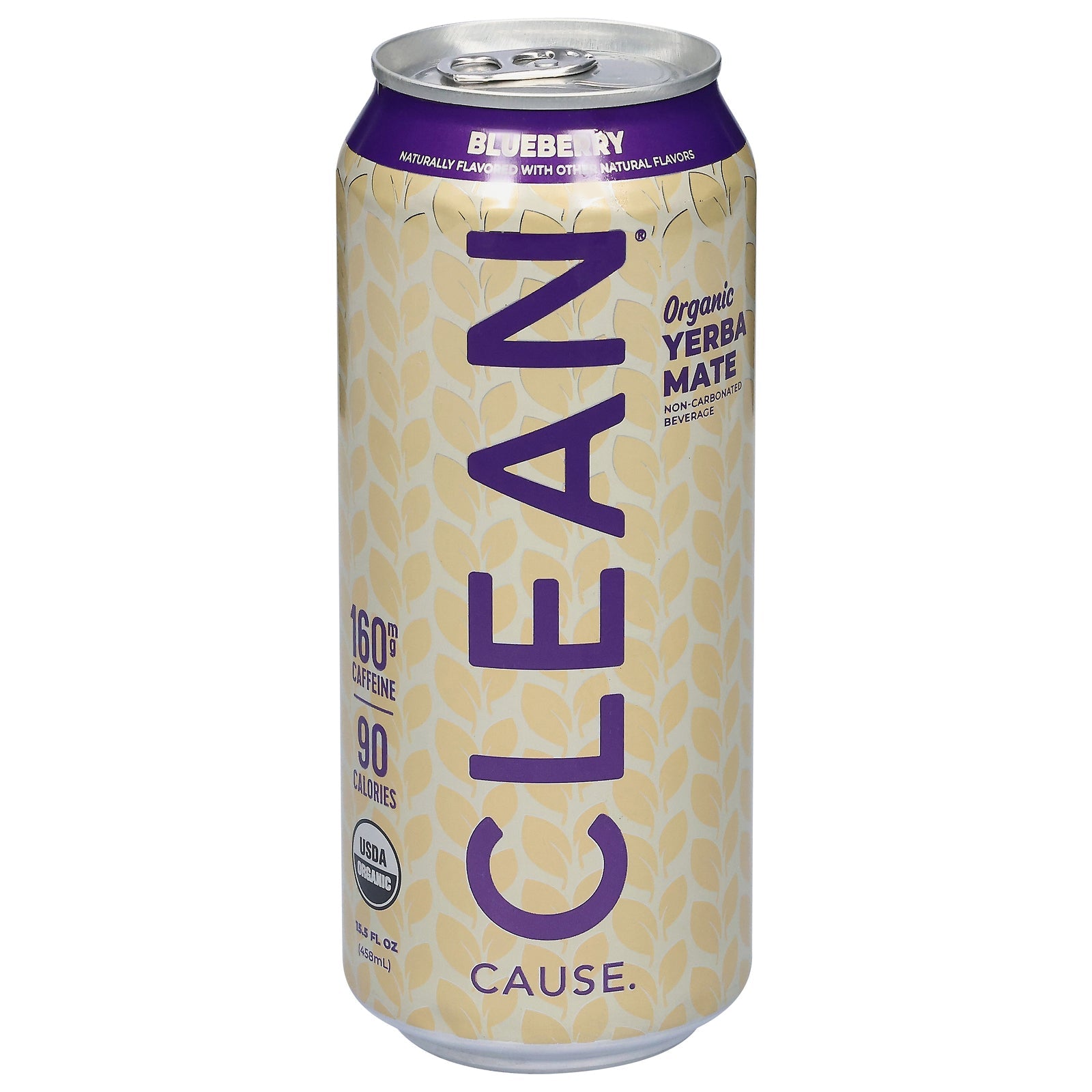 Clean Cause Yerba Mate Organic Blueberry - 12 x 15.5 fl oz - Case