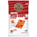 Pretzelized Buffalo Pita Chips - 12 Packs of 7 Oz - Crispy Baked Snack