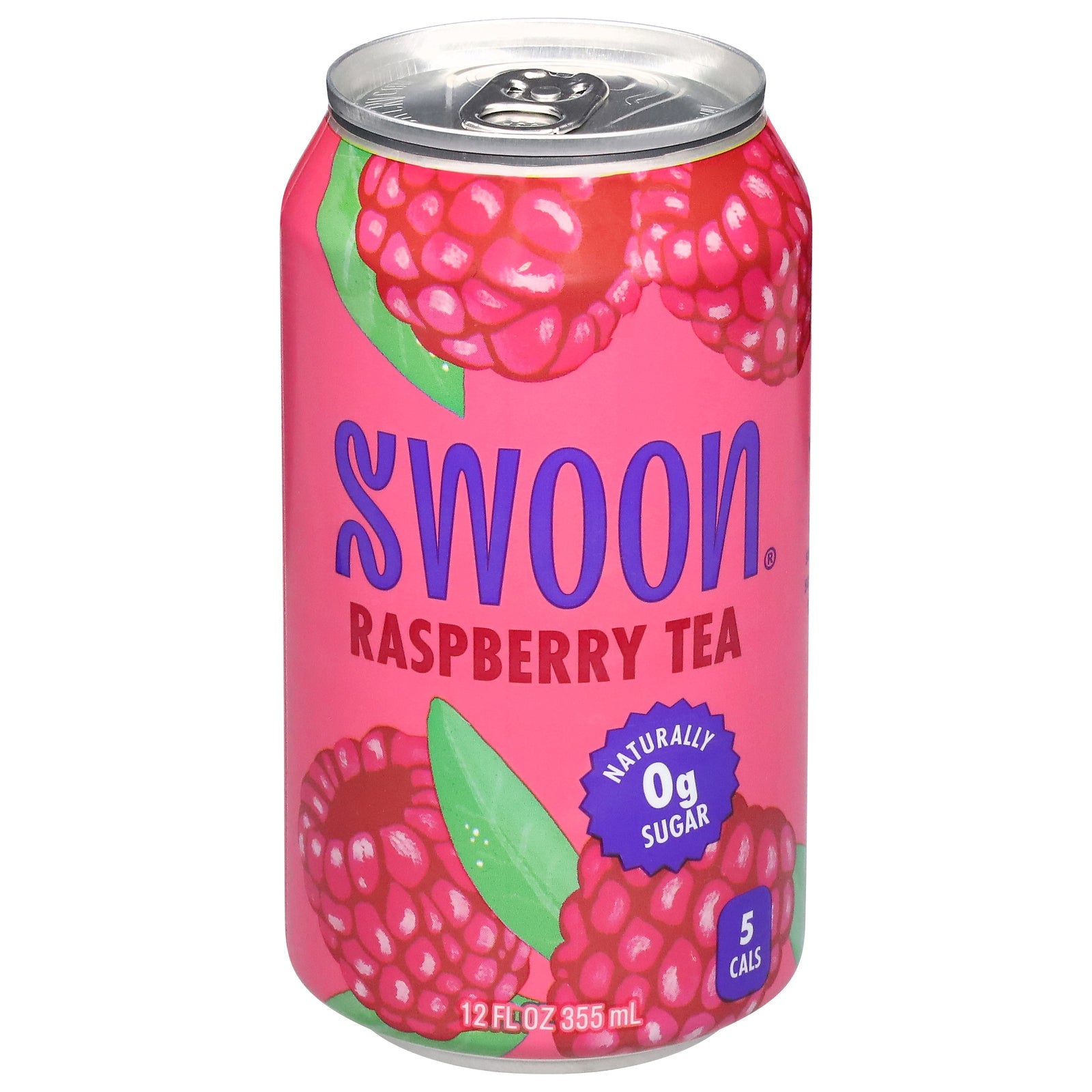 Swoon Raspberry Tea Zero Sugar (12-Pack) - 12 oz