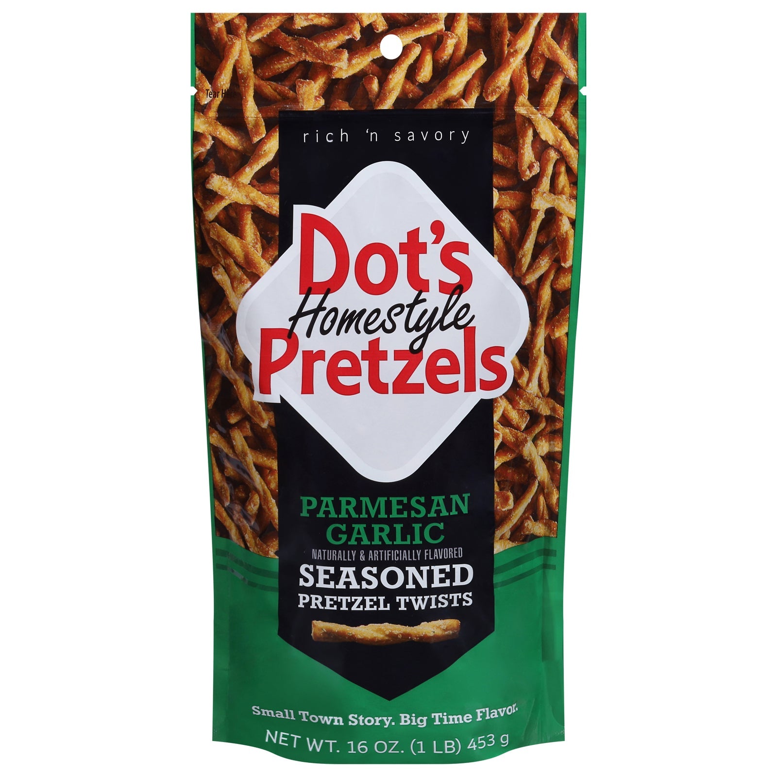 Dot's Pretzels Parmesan Garlic - 16 oz - 10 Count - Party Size