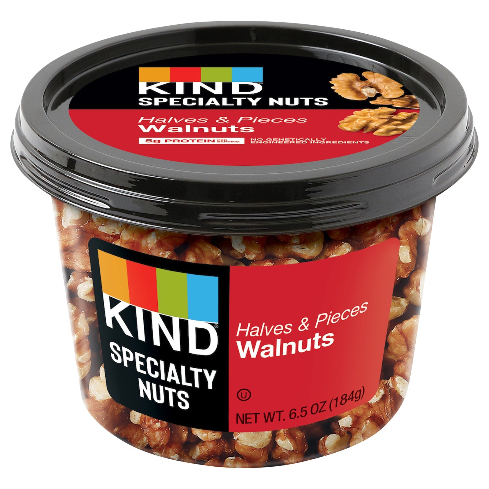 Kind Walnuts Halves and Pieces - 6-6.5 Oz Bags