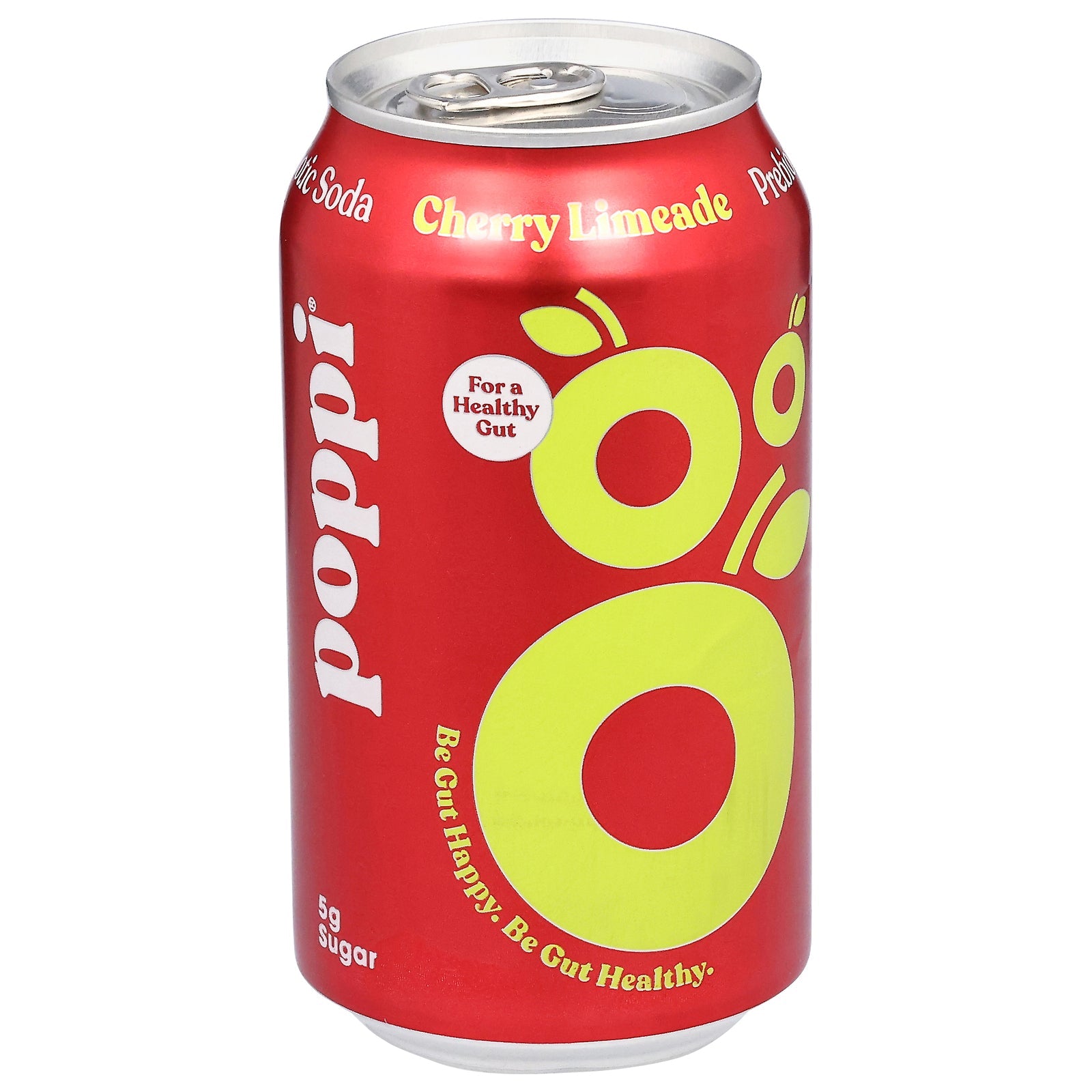 Poppi Prebiotic Soda, Lime Ginger, 12 fl oz  (12 Pack)