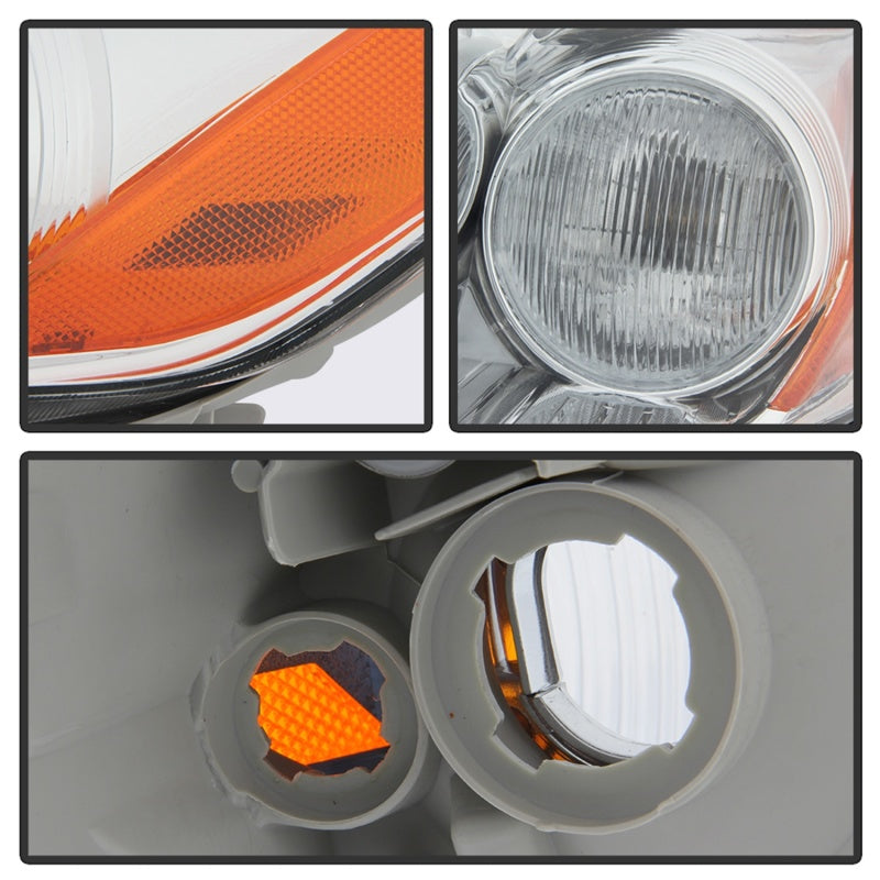 SPYDER xTune 07-09 Toyota Camry (Excl Hybrid) Driver Side Headlight - OEM Left (HD-JH-TCAM07-OE-L) 9943201