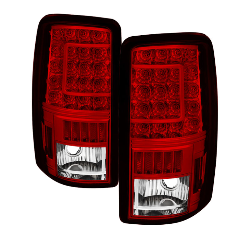 SPYDER Xtune GMC Yukon Denali 01-06 Version 2 C Shape LED Tail Lights Red Clear ALT-ON-CD00-G2-LED-RC 5081513