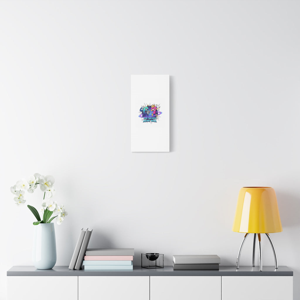 Six Seven Meme War Canvas | Legendary Internet Battle Art, Viral Culture Wall Decor