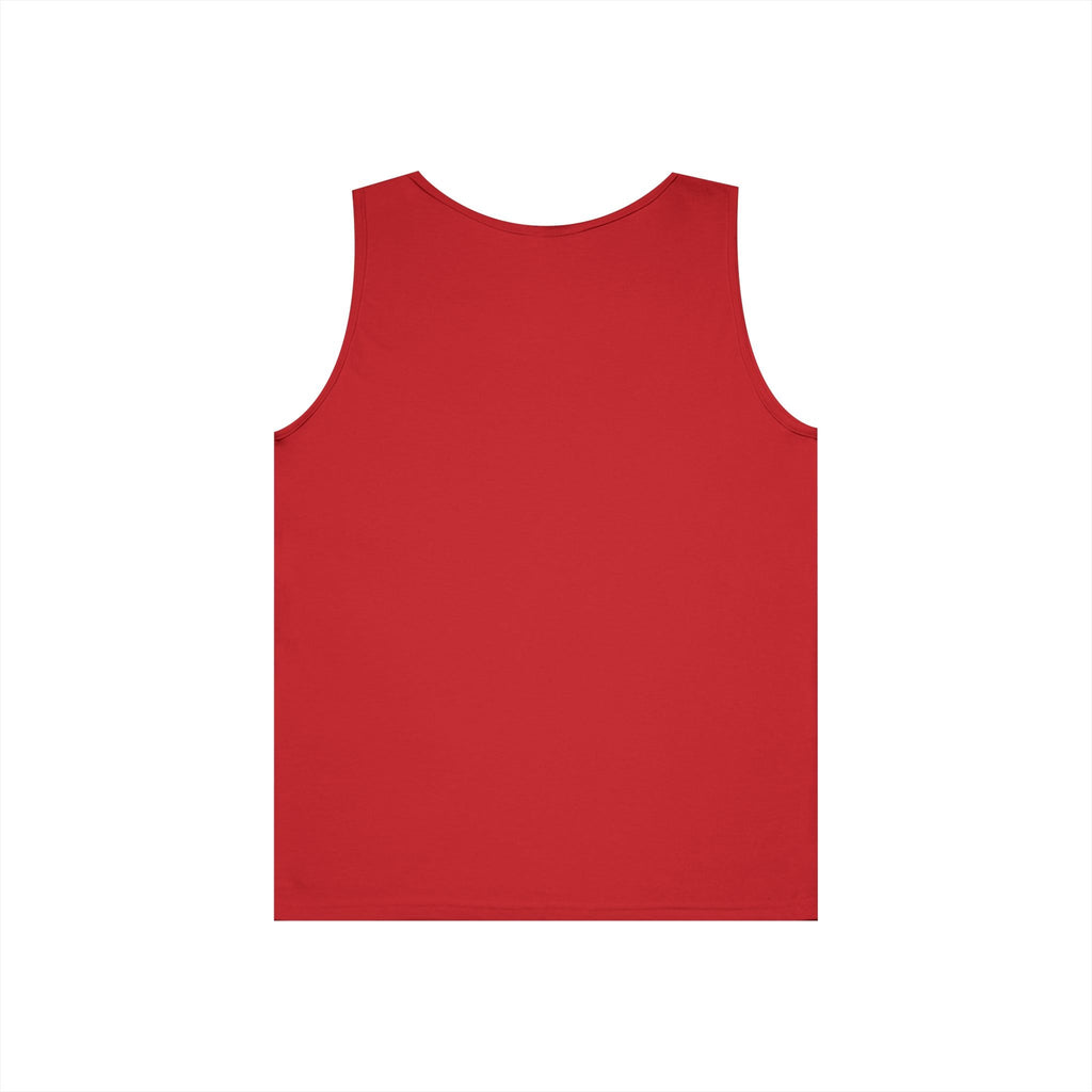 Puppy Love Tank Top — Neon Dog Graphic Summer Tee