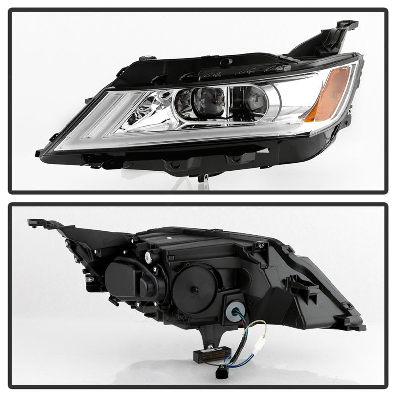 SPYDER xTune 14-18 Chevy Impala (Excl Limited) DRL Halogen Proj Headlights - Chrm (PRO-JH-CIM15-LB-C) 9042898